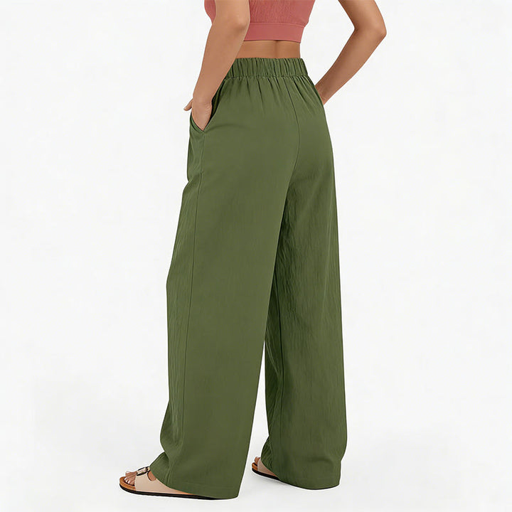 Olivenorma Women's High-Waist Relaxed Wide-Leg Casual Pants - image 22