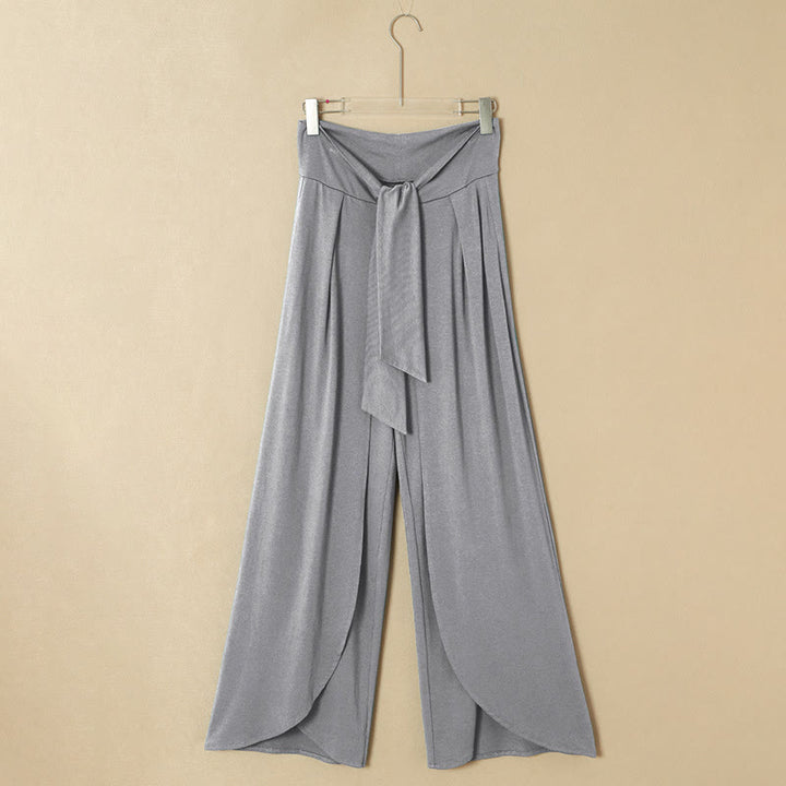 Olivenorma Women's Summer Yoga Wide-Leg Pants - Gray - 2XL - image 15