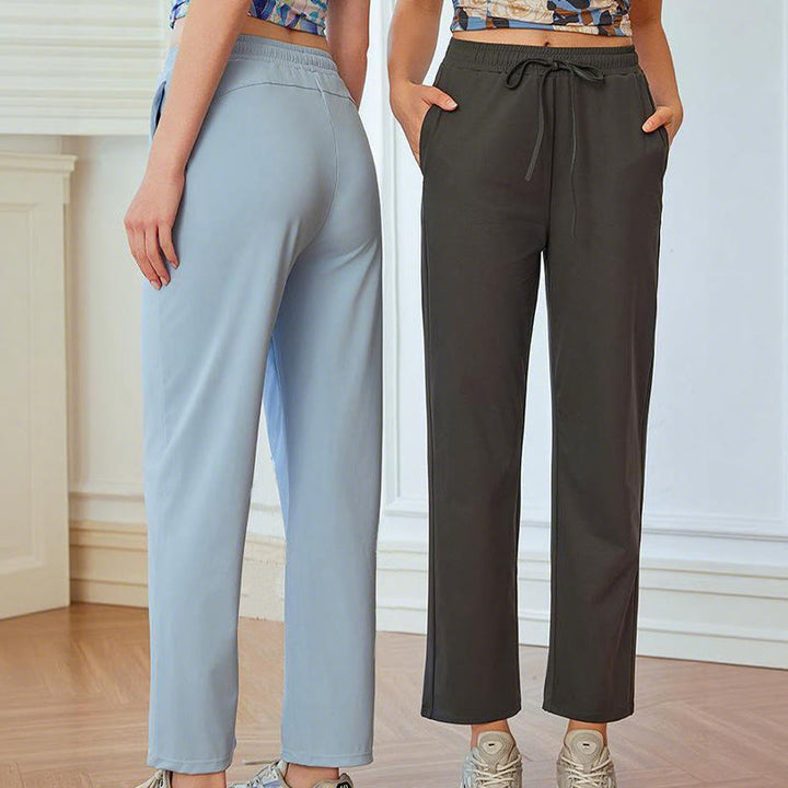 Olivenorma Women's Soft Flow High-Waist Straight Yoga Pants - image 5