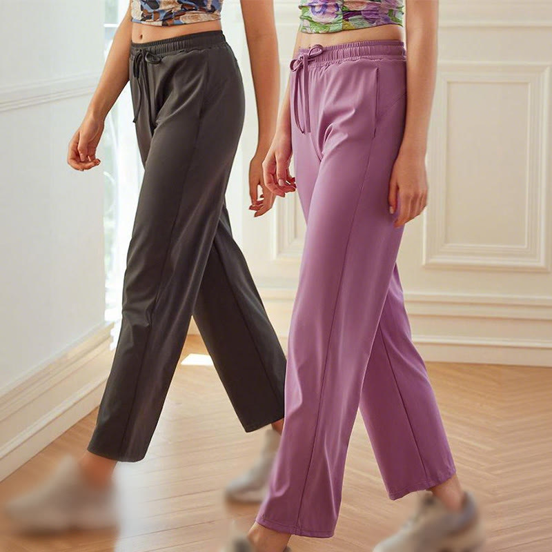 Olivenorma Women's Soft Flow High-Waist Straight Yoga Pants - image 8