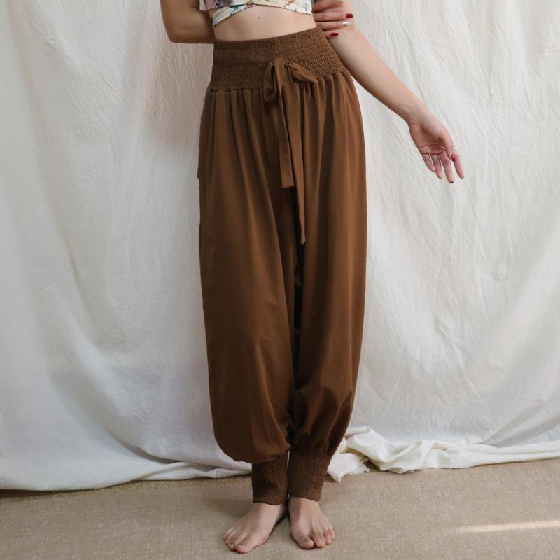 Olivenorma Women's Vintage Flow Yoga Pants - Brown - image 1