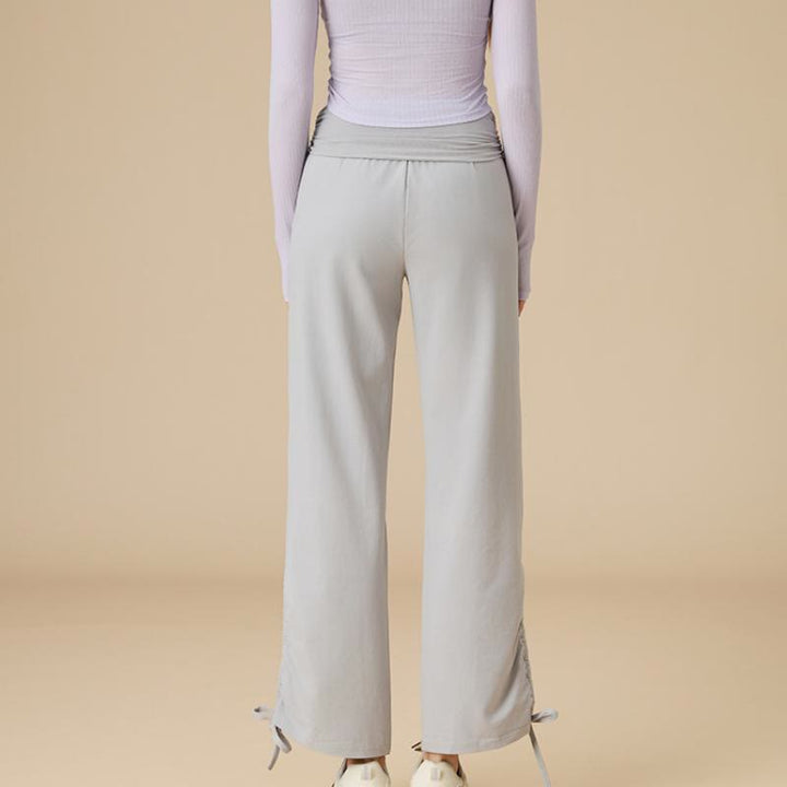 Olivenorma Women's Airy High-Waist Drawstring Wide Leg Pants - image 5