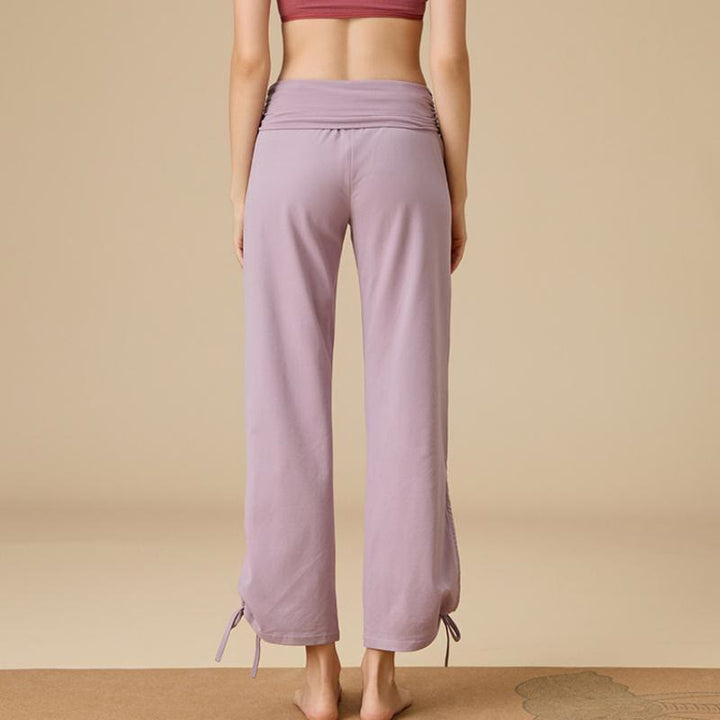 Olivenorma Women's Airy High-Waist Drawstring Wide Leg Pants - image 8