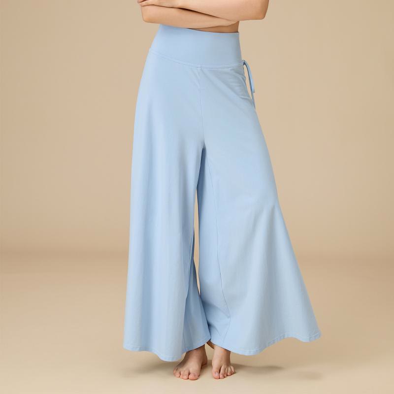 Olivenorma Women's Zen Flow High-Waist Wide Leg Pants - Blue - XL - image 5
