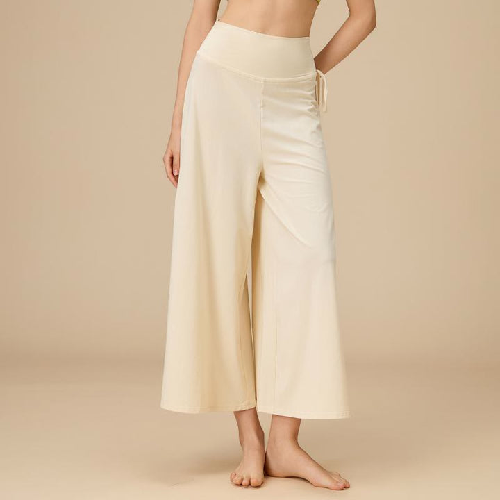 Olivenorma Women's Zen Flow High-Waist Wide Leg Pants - Apricot Yellow - XL - image 3