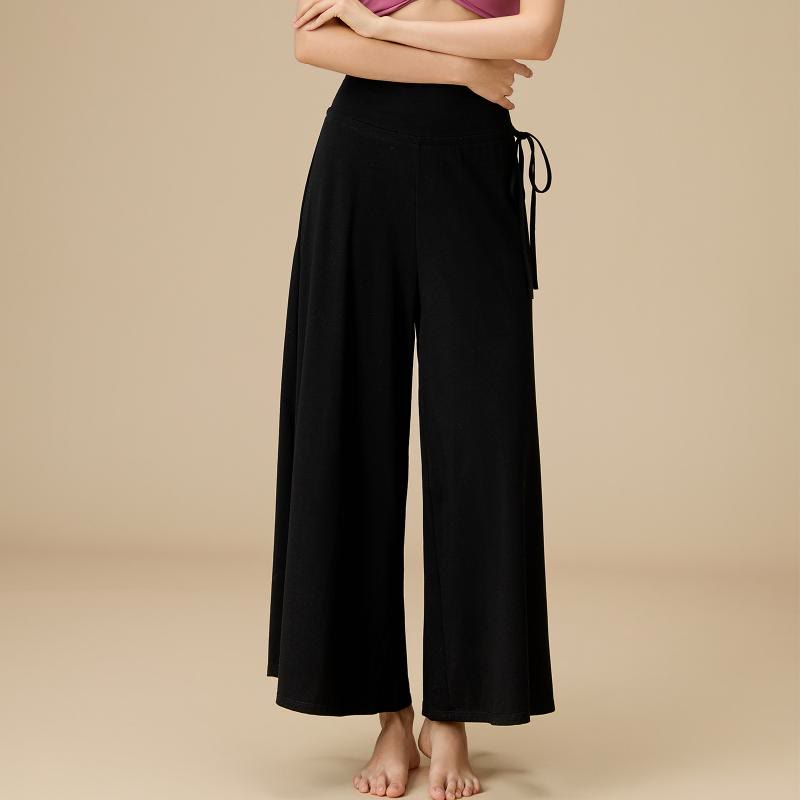 Olivenorma Women's Zen Flow High-Waist Wide Leg Pants - Black - XL - image 7