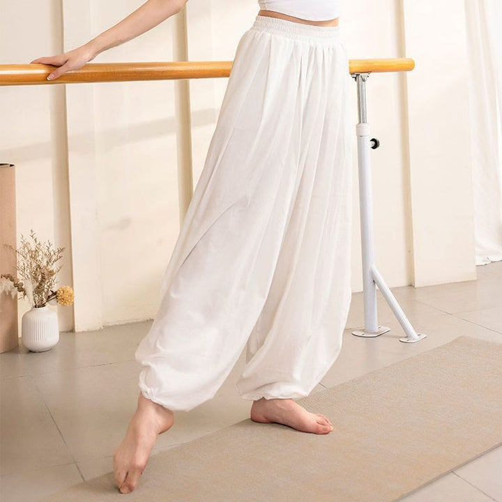 Olivenorma Women's Yoga Harem Pants - White - XL - image 3