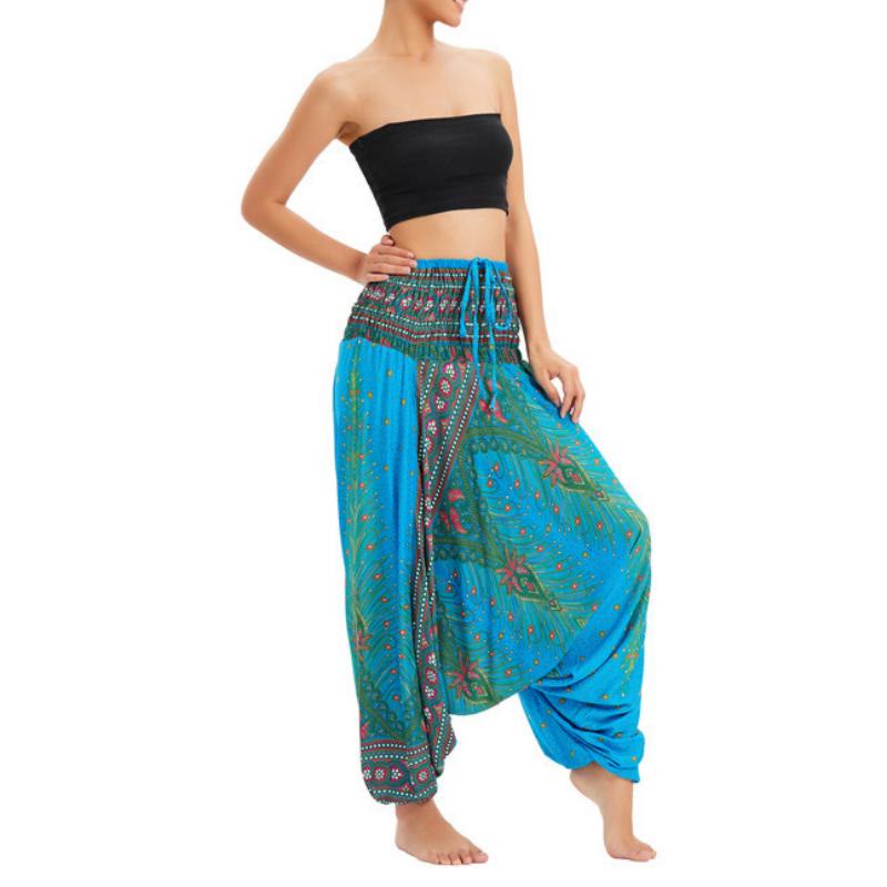 Olivenorma Women's Bohemian Wide Leg Yoga Pants - image 13