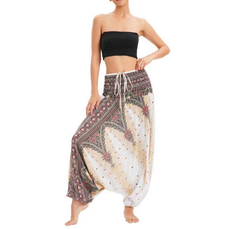 Olivenorma Women's Bohemian Wide Leg Yoga Pants - image 8