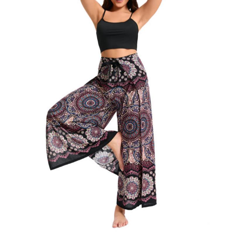 Olivenorma Women's Bohemian Butterfly Wide Leg Pants - image 6
