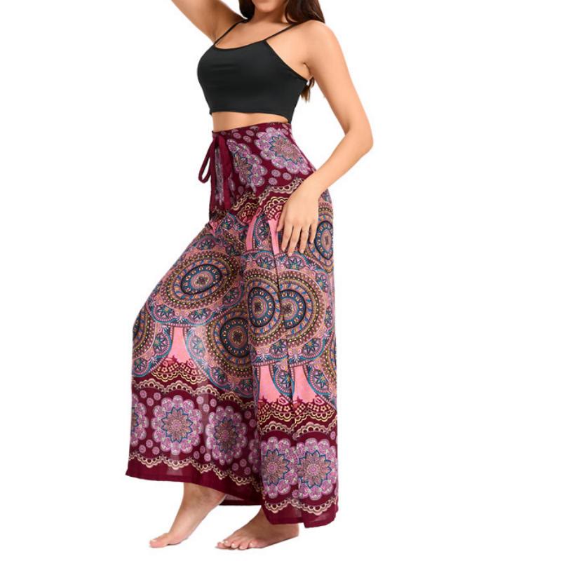 Olivenorma Women's Bohemian Butterfly Wide Leg Pants - image 22