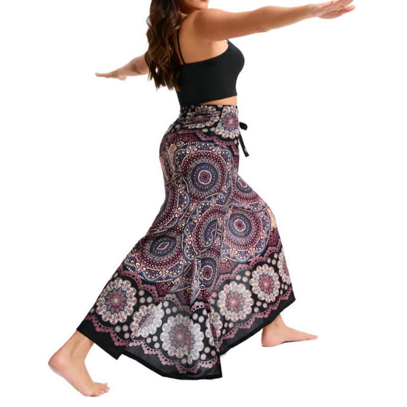 Olivenorma Women's Bohemian Butterfly Wide Leg Pants - image 9