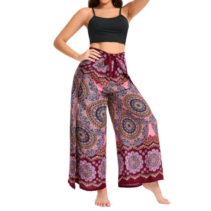 Olivenorma Women's Bohemian Butterfly Wide Leg Pants - image 23