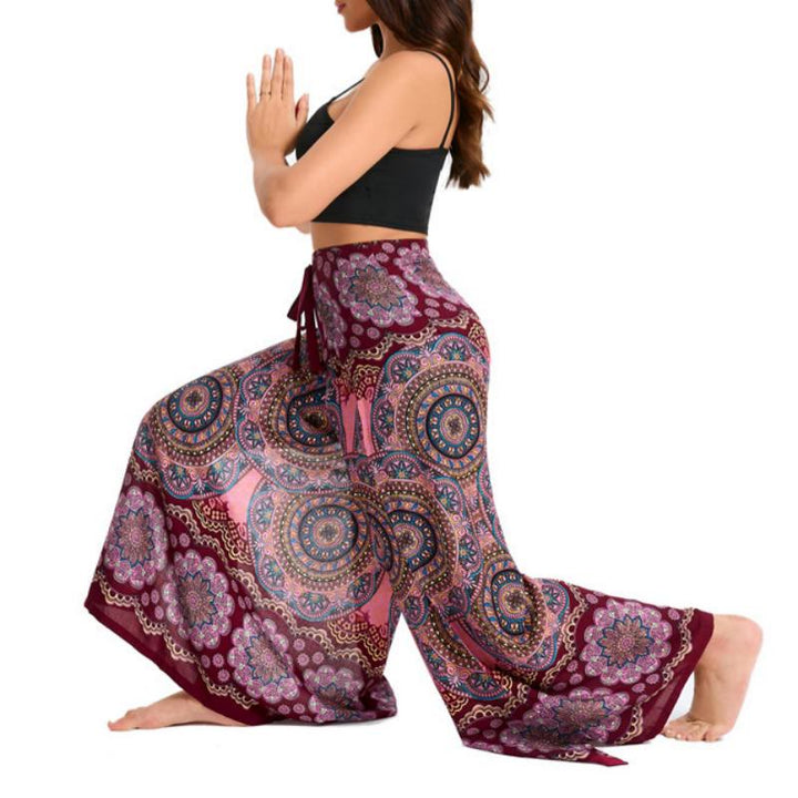 Olivenorma Women's Bohemian Butterfly Wide Leg Pants - image 24