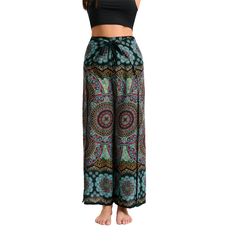 Olivenorma Women's Bohemian Butterfly Wide Leg Pants - image 4