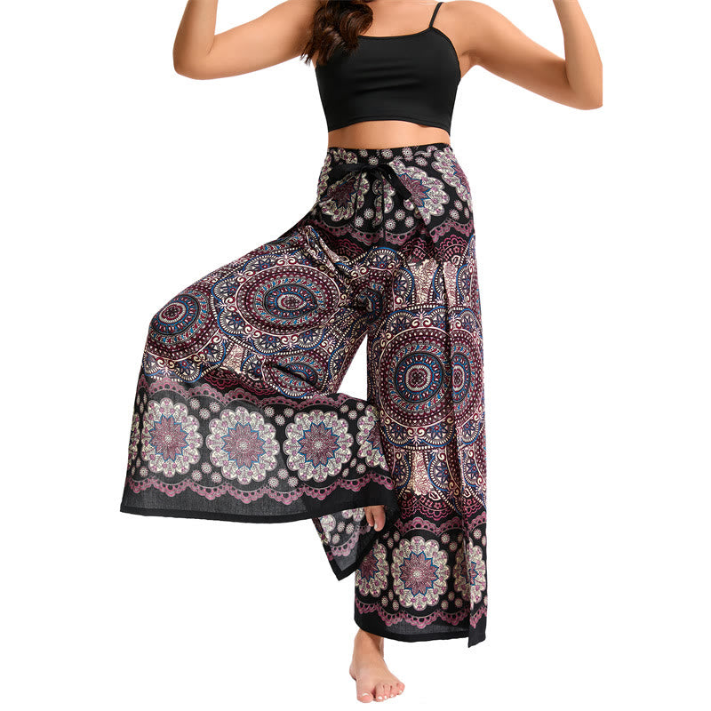Olivenorma Women's Bohemian Butterfly Wide Leg Pants - image 10
