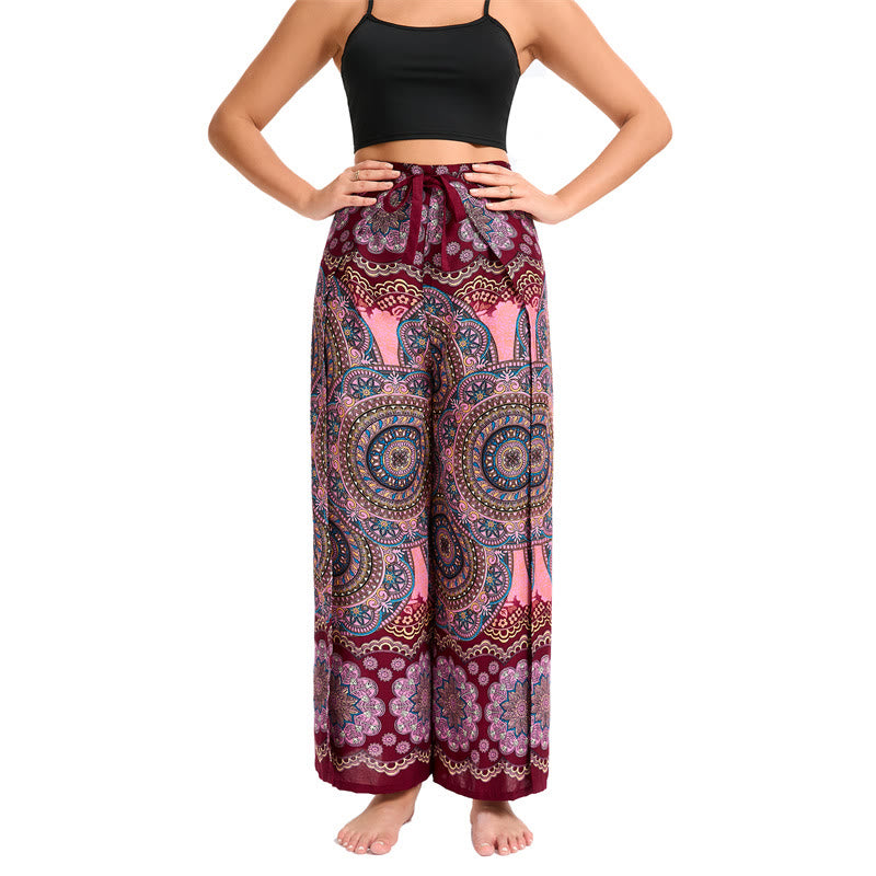 Olivenorma Women's Bohemian Butterfly Wide Leg Pants - image 25
