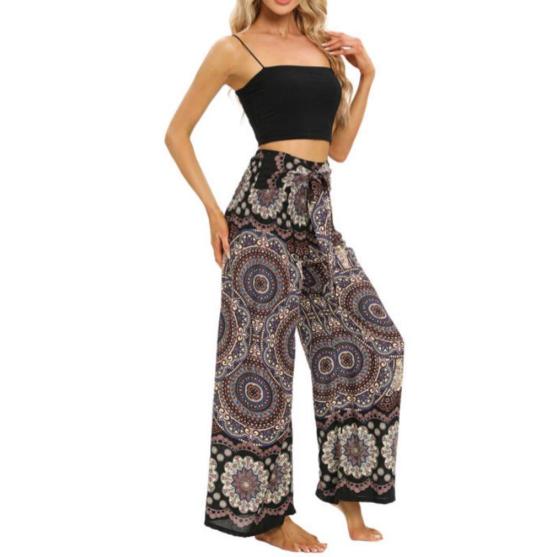 Olivenorma Women's Bohemian Yoga Lounge Pants - image 9