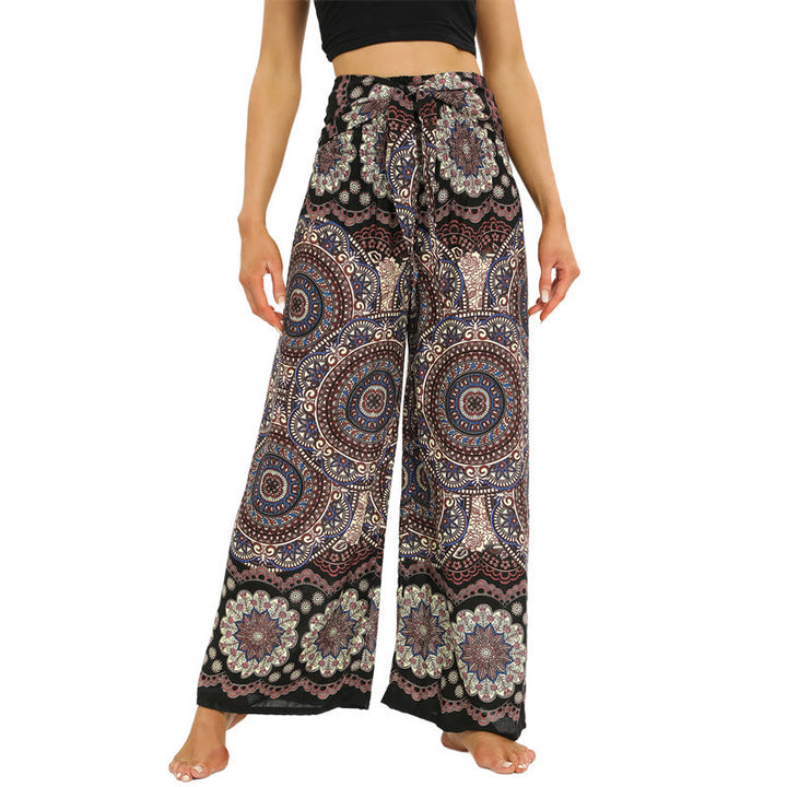 Olivenorma Women's Bohemian Yoga Lounge Pants - Green - image 14