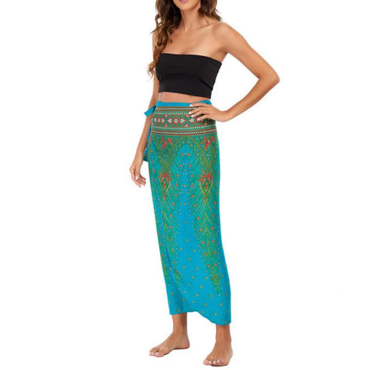 Olivenorma Women's One-Piece Wide Leg Wrap Dress - image 35