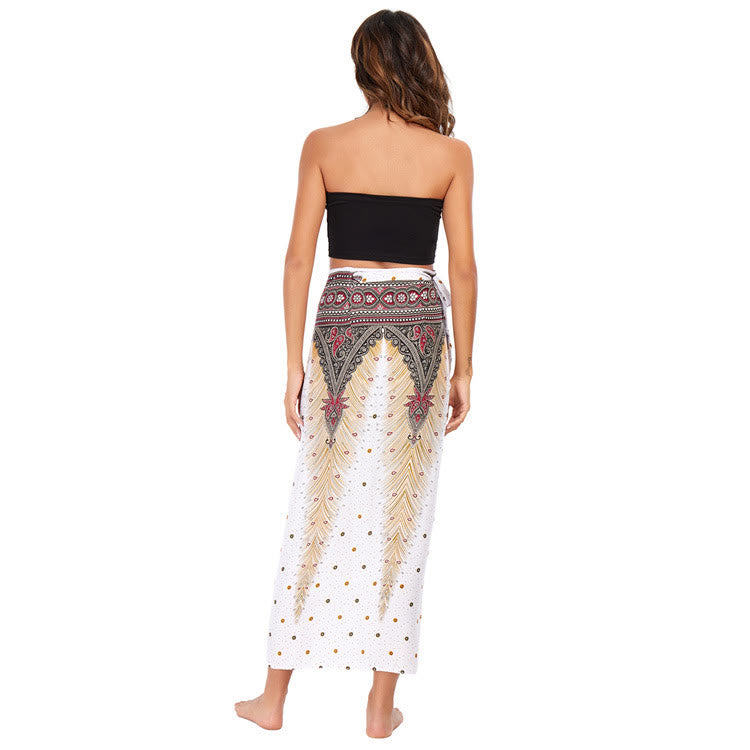 Olivenorma Women's One-Piece Wide Leg Wrap Dress - image 10