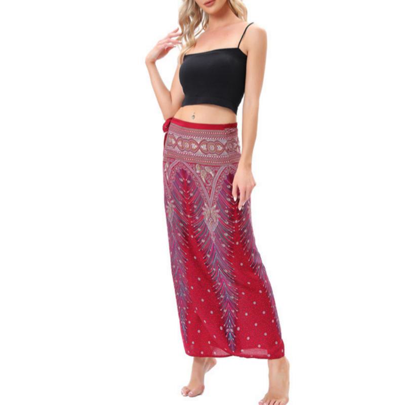 Olivenorma Women's One-Piece Wide Leg Wrap Dress - image 16