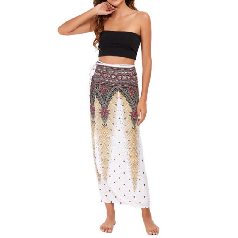 Olivenorma Women's One-Piece Wide Leg Wrap Dress - image 9