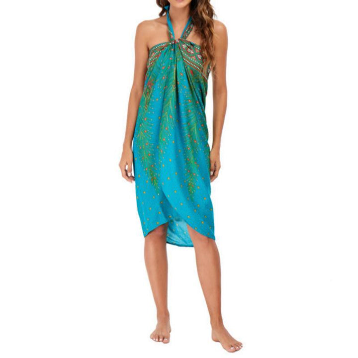 Olivenorma Women's One-Piece Wide Leg Wrap Dress - image 40