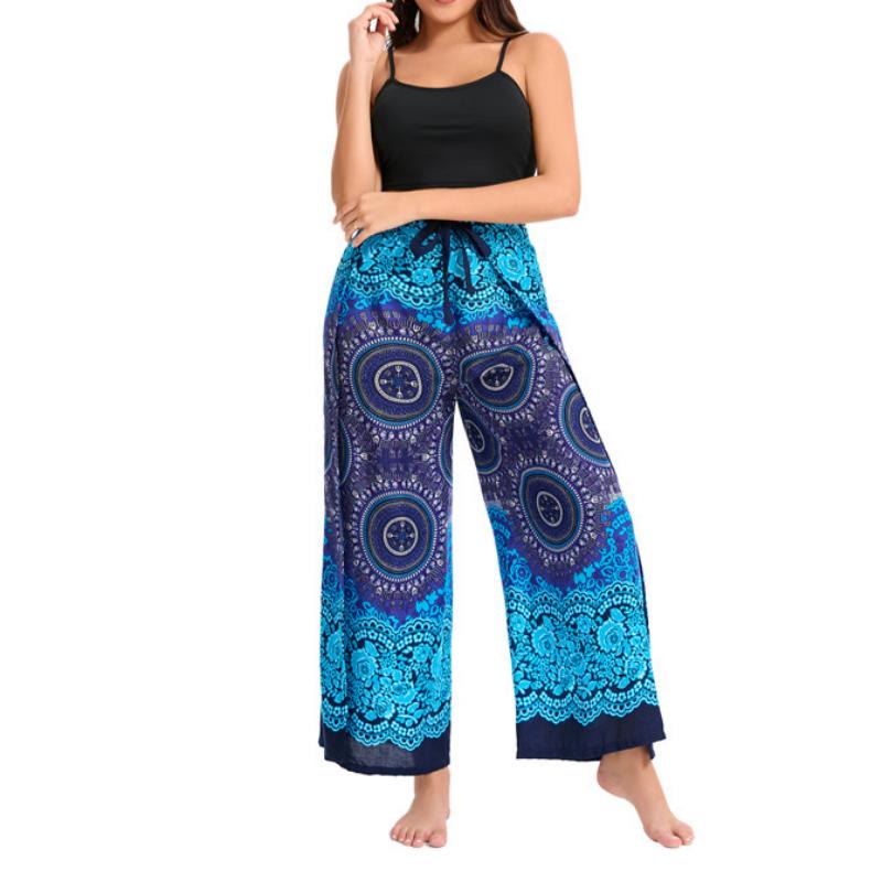 Olivenorma Women's Bohemian Butterfly Wide Leg Pants - image 1