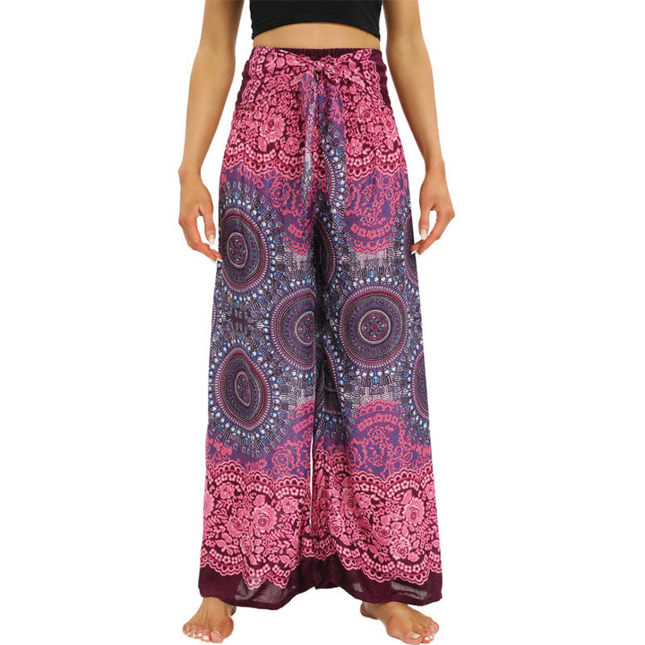 Olivenorma Women's Bohemian Loose Fit Wide Leg Pants - image 2