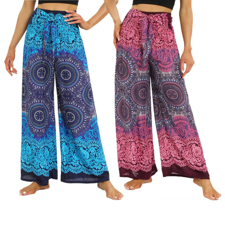 Olivenorma Women's Bohemian Loose Fit Wide Leg Pants - image 9