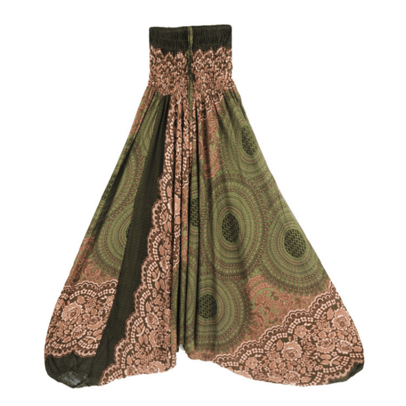 Olivenorma Women's Bohemian Relaxed Drop-Crotch Yoga Pants - image 44
