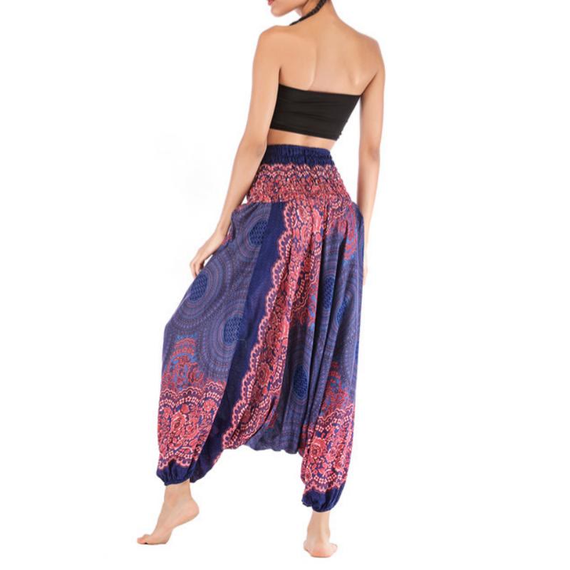 Olivenorma Women's Bohemian Relaxed Drop-Crotch Yoga Pants - image 22