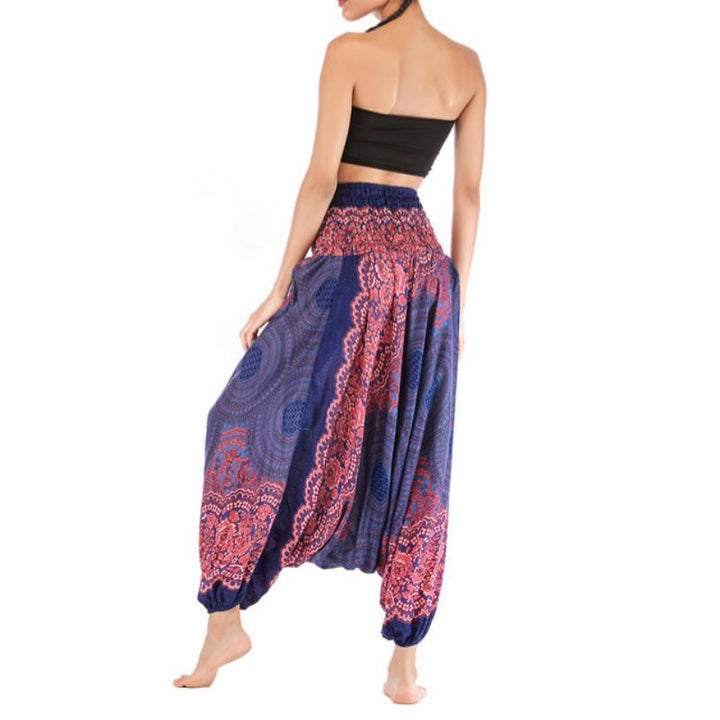 Olivenorma Women's Bohemian Relaxed Drop-Crotch Yoga Pants - image 22