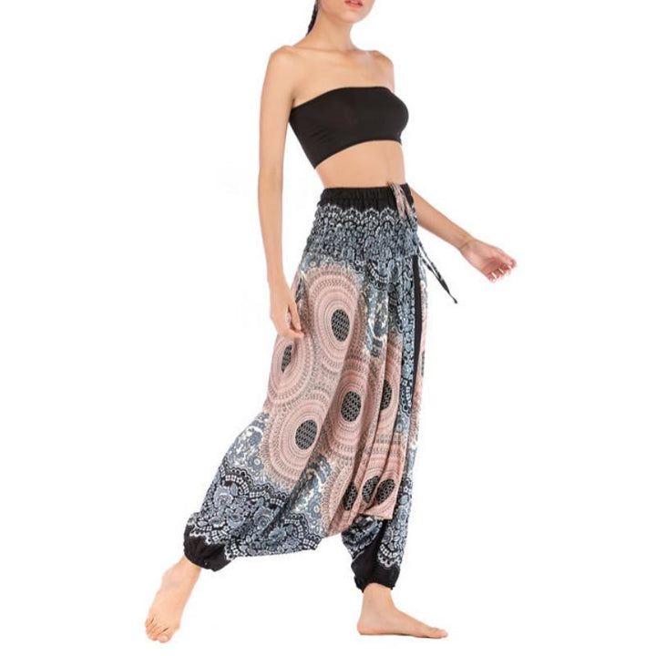 Olivenorma Women's Bohemian Relaxed Drop-Crotch Yoga Pants - image 28