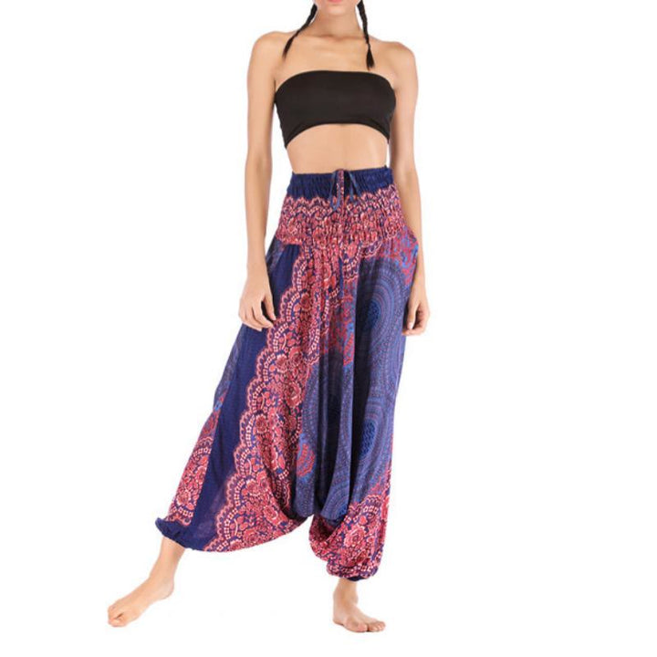 Olivenorma Women's Bohemian Relaxed Drop-Crotch Yoga Pants - image 20