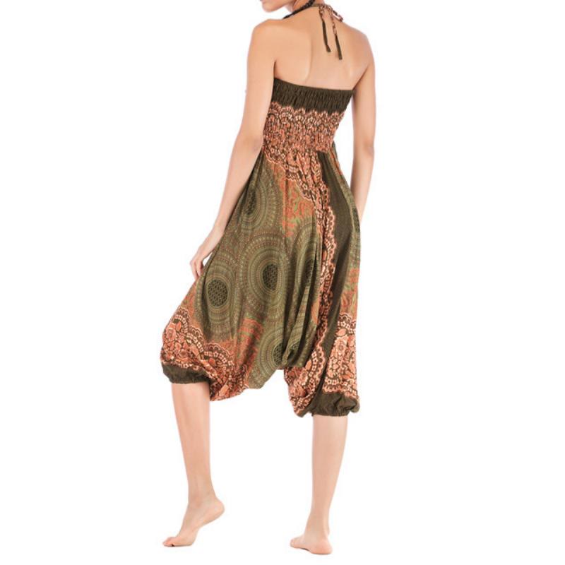 Olivenorma Women's Bohemian Relaxed Drop-Crotch Yoga Pants - image 43