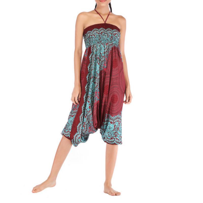 Olivenorma Women's Bohemian Relaxed Drop-Crotch Yoga Pants - image 15