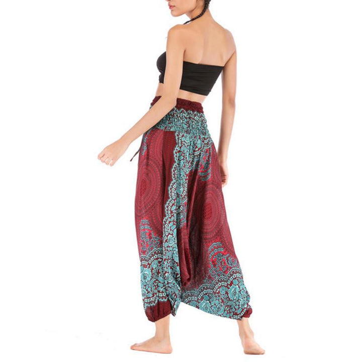 Olivenorma Women's Bohemian Relaxed Drop-Crotch Yoga Pants - image 13