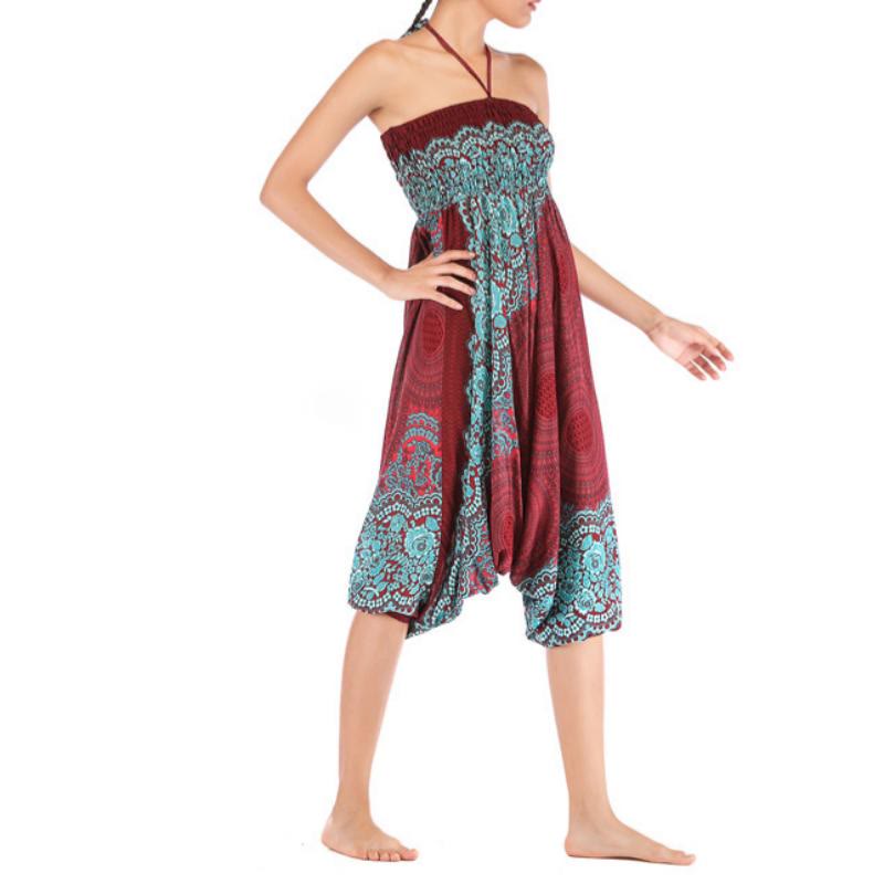 Olivenorma Women's Bohemian Relaxed Drop-Crotch Yoga Pants - image 14