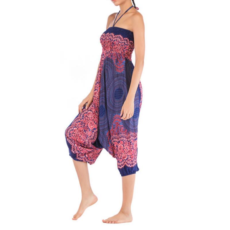 Olivenorma Women's Bohemian Relaxed Drop-Crotch Yoga Pants - image 24