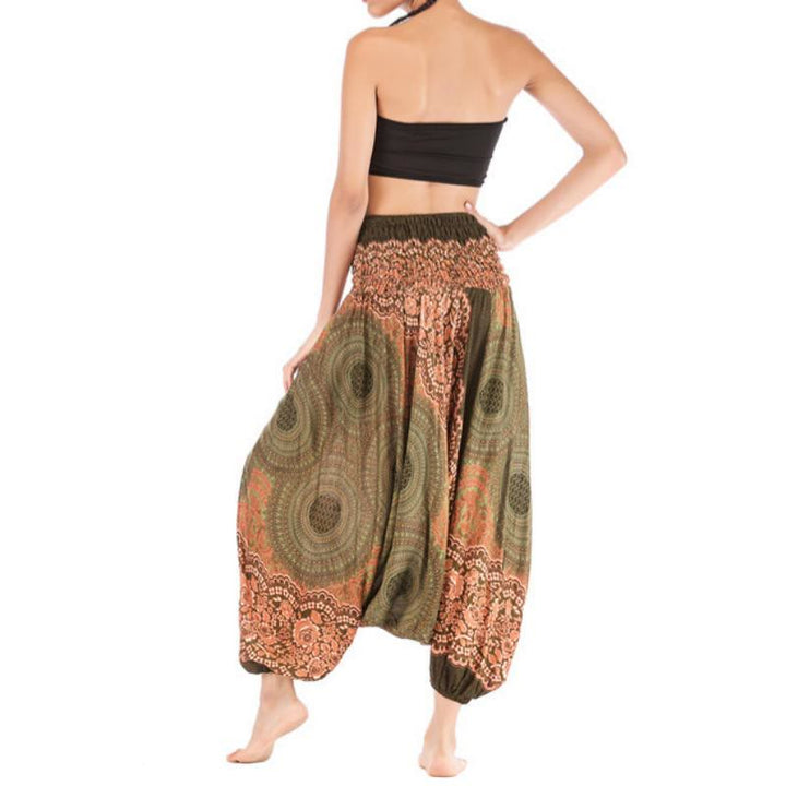 Olivenorma Women's Bohemian Relaxed Drop-Crotch Yoga Pants - image 40