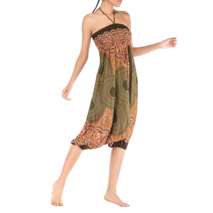 Olivenorma Women's Bohemian Relaxed Drop-Crotch Yoga Pants - image 42