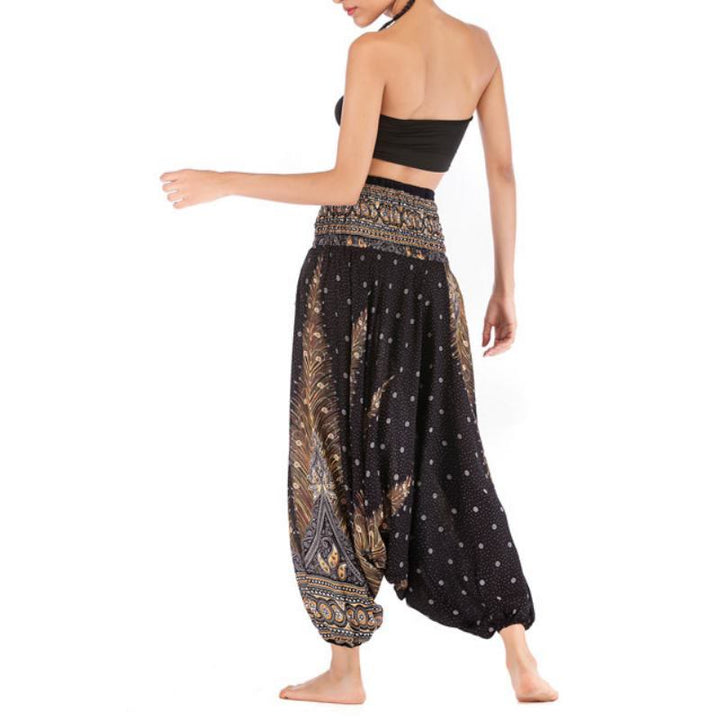 Olivenorma Women's Bohemian Drop-Crotch Yoga Pants - image 4