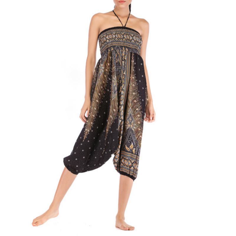 Olivenorma Women's Bohemian Drop-Crotch Yoga Pants - image 6