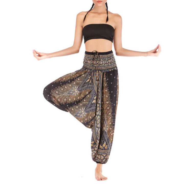 Olivenorma Women's Bohemian Drop-Crotch Yoga Pants - image 2