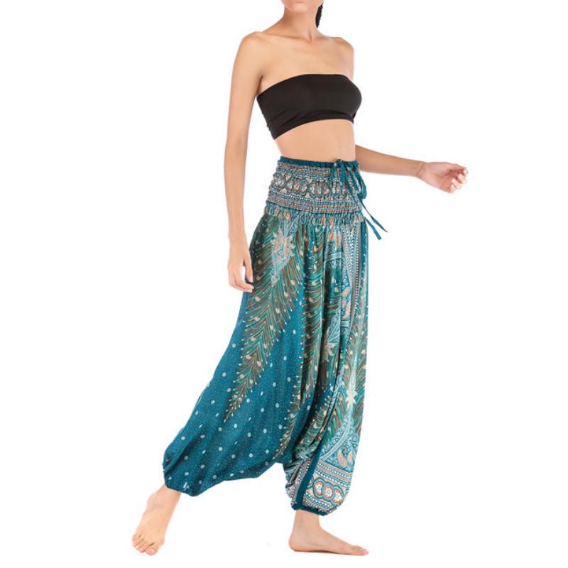 Olivenorma Women's Bohemian Drop-Crotch Yoga Pants - image 26