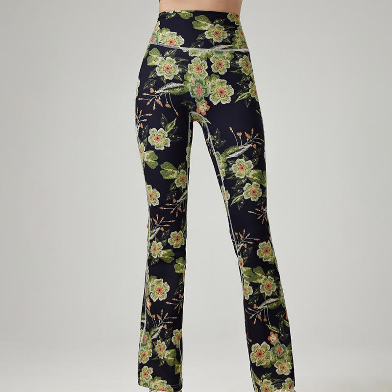 Olivenorma Women’s Printed Flare Yoga Fitness Pants - image 3