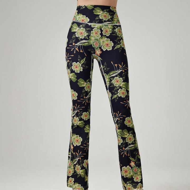 Olivenorma Women’s Printed Flare Yoga Fitness Pants - image 3