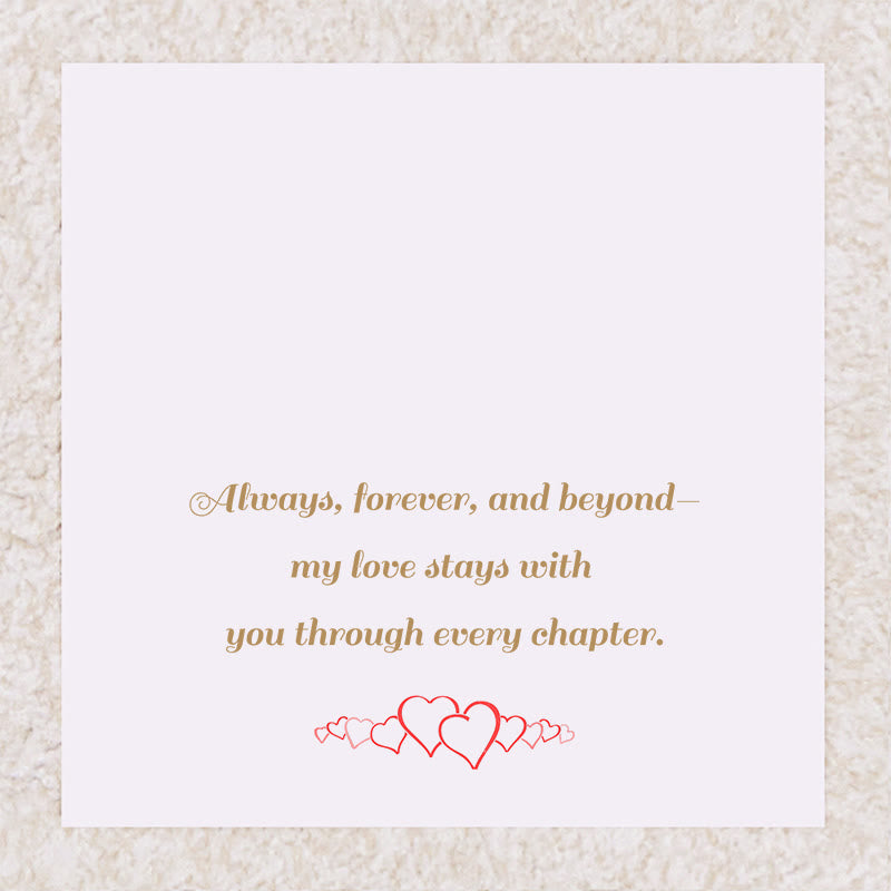 Olivenorma "I Love You Always and Forever" – Forever Love Birthstone Heart Necklace - Rosegold - December - Card 2 - image 2